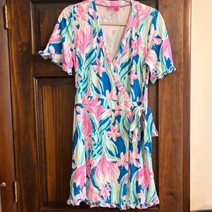 Lilly Pulitzer Romper Wrap Dress Size medium